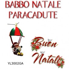 Babbo Natale con paracadute